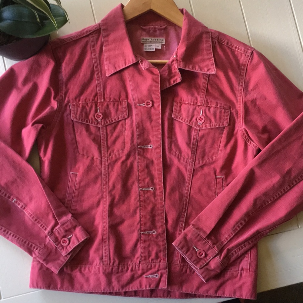 Royal Robbins Jean Jacket In Raspberry